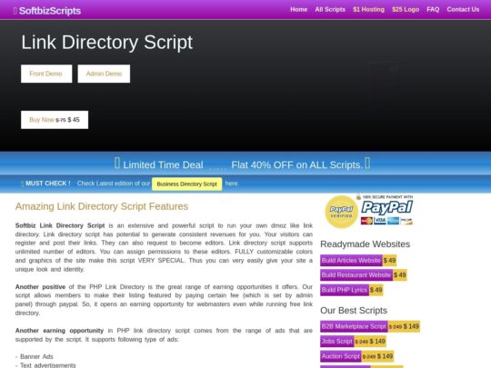 Softbiz Link Directory